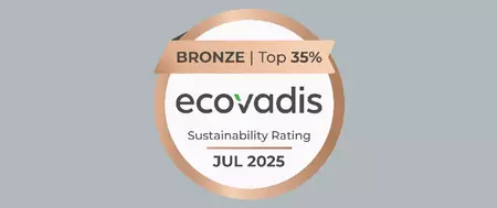 [Translate to Francais:] Ecovadis Bronze-Medaille 2025